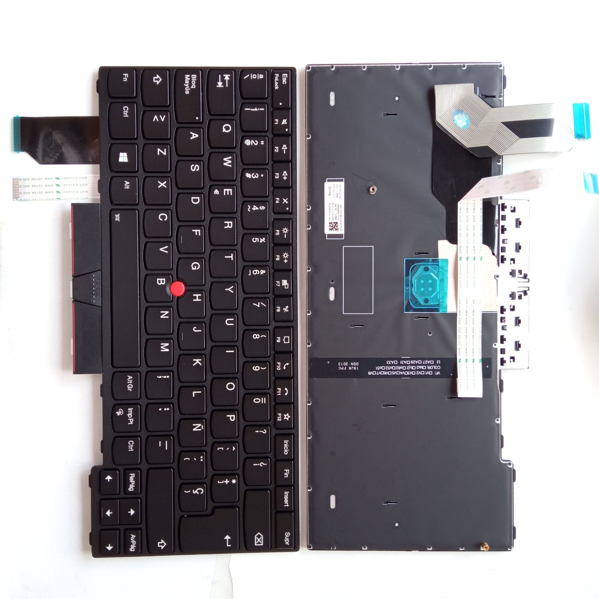 Picture of New Replacement Laptop Keyboard For IBM L14/L14 GEN1/L14 GEN2 BLACK FRAME BLACK With Point Backlit (OEM) SP Layout